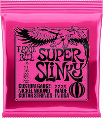 Super Slinky Custom Gauge Nickle Wound Guitar Strings